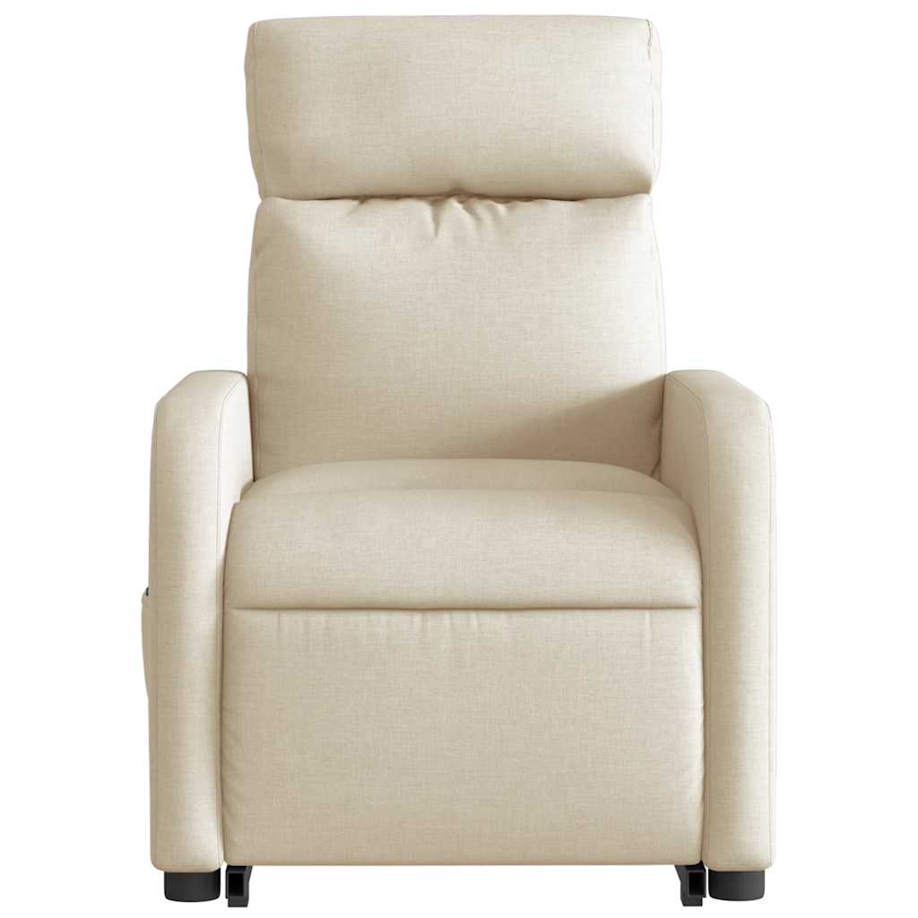 Fauteuil inclinable Crème Tissu - XIOS