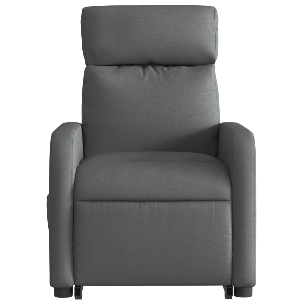 Fauteuil de massage inclinable Gris foncé Tissu - XIOS