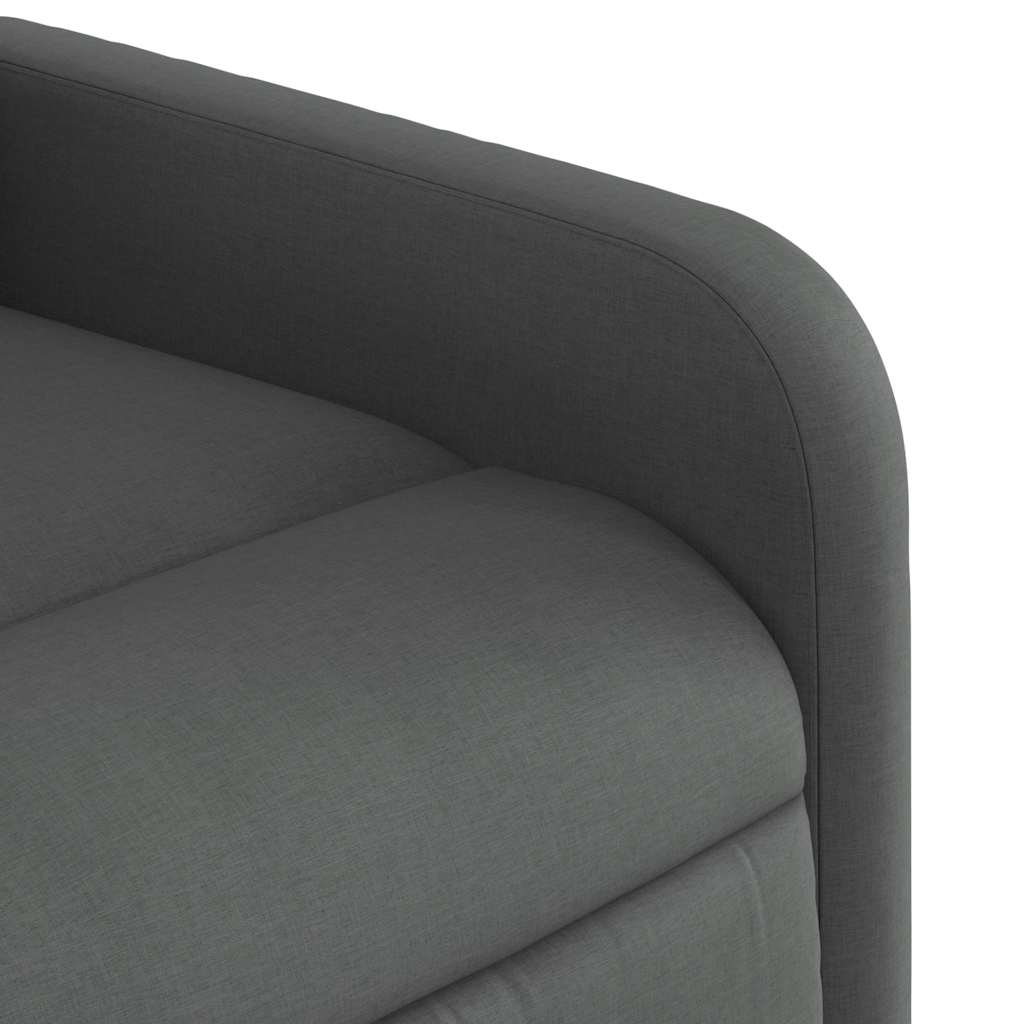 Fauteuil de massage inclinable Gris foncé Tissu - XIOS
