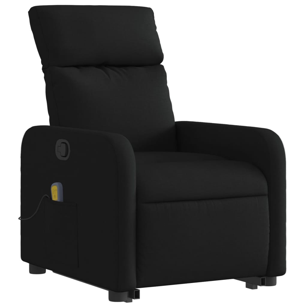 Fauteuil de massage inclinable Noir Tissu - XIOS