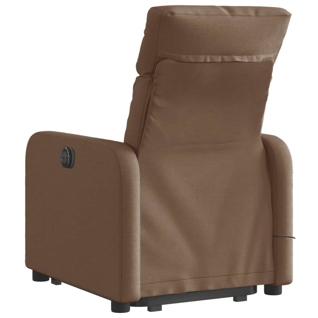 Fauteuil de massage inclinable Marron Tissu - XIOS