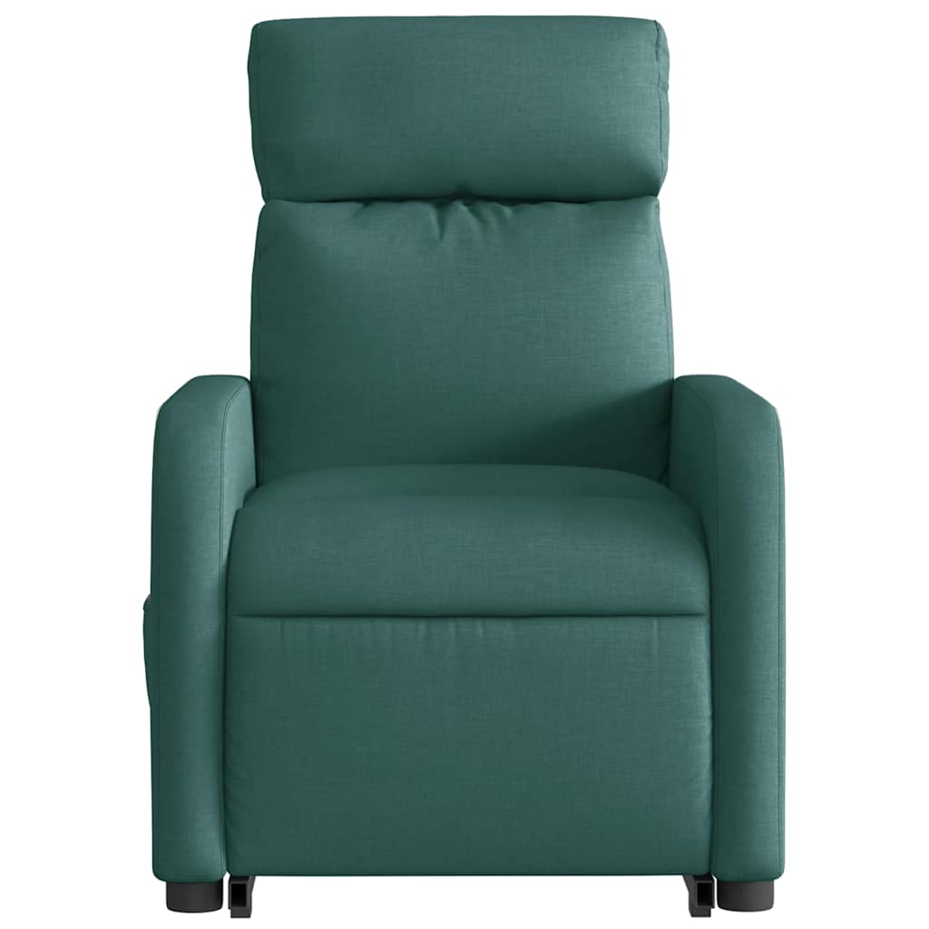 Fauteuil inclinable de massage Vert foncé Tissu - XIOS