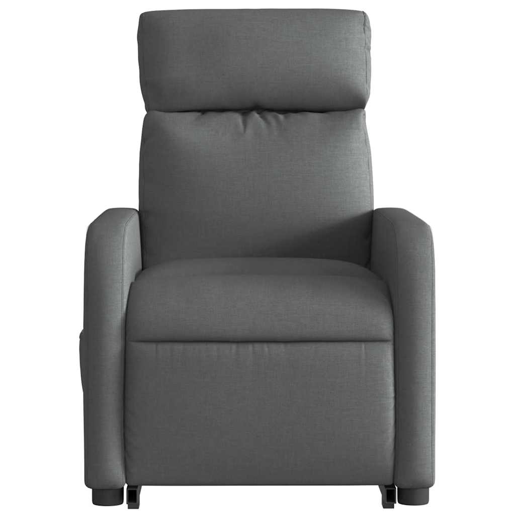 Fauteuil inclinable électrique gris foncé tissu - XIOS