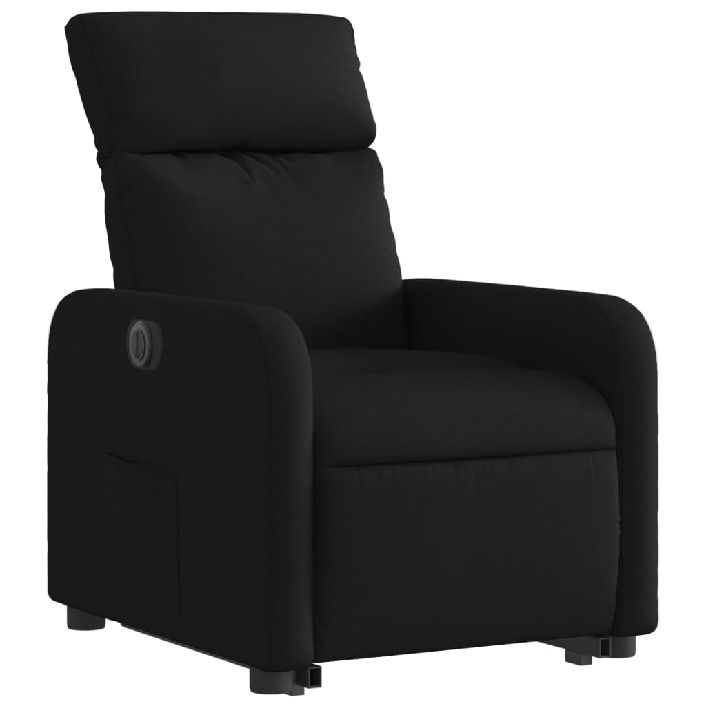 Fauteuil inclinable électrique noir tissu - XIOS