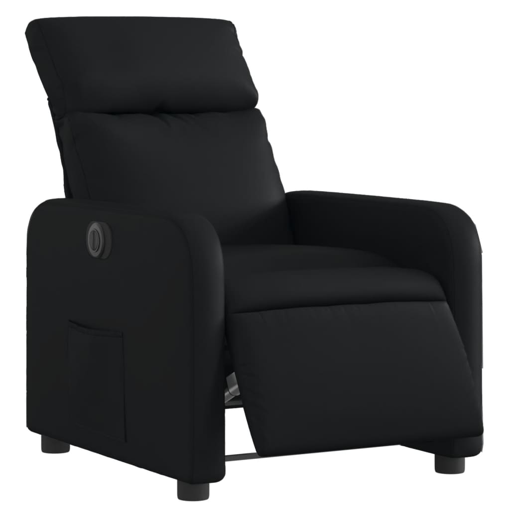 Fauteuil inclinable électrique Noir Similicuir - XIOS