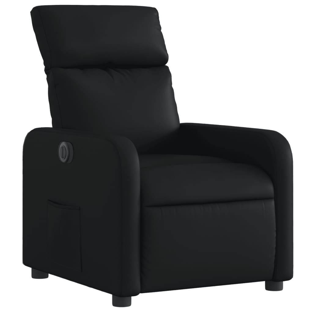 Fauteuil inclinable électrique Noir Similicuir - XIOS