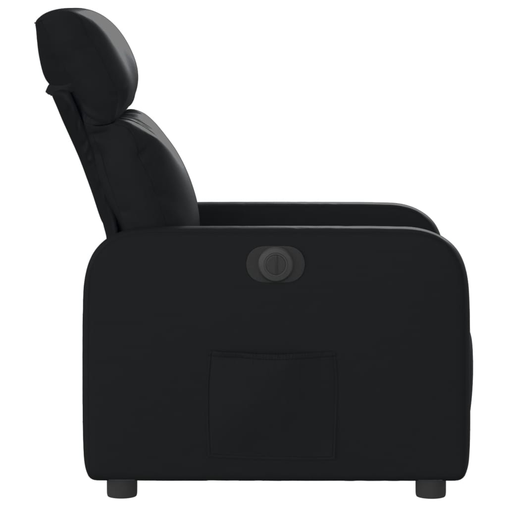 Fauteuil inclinable électrique Noir Similicuir - XIOS