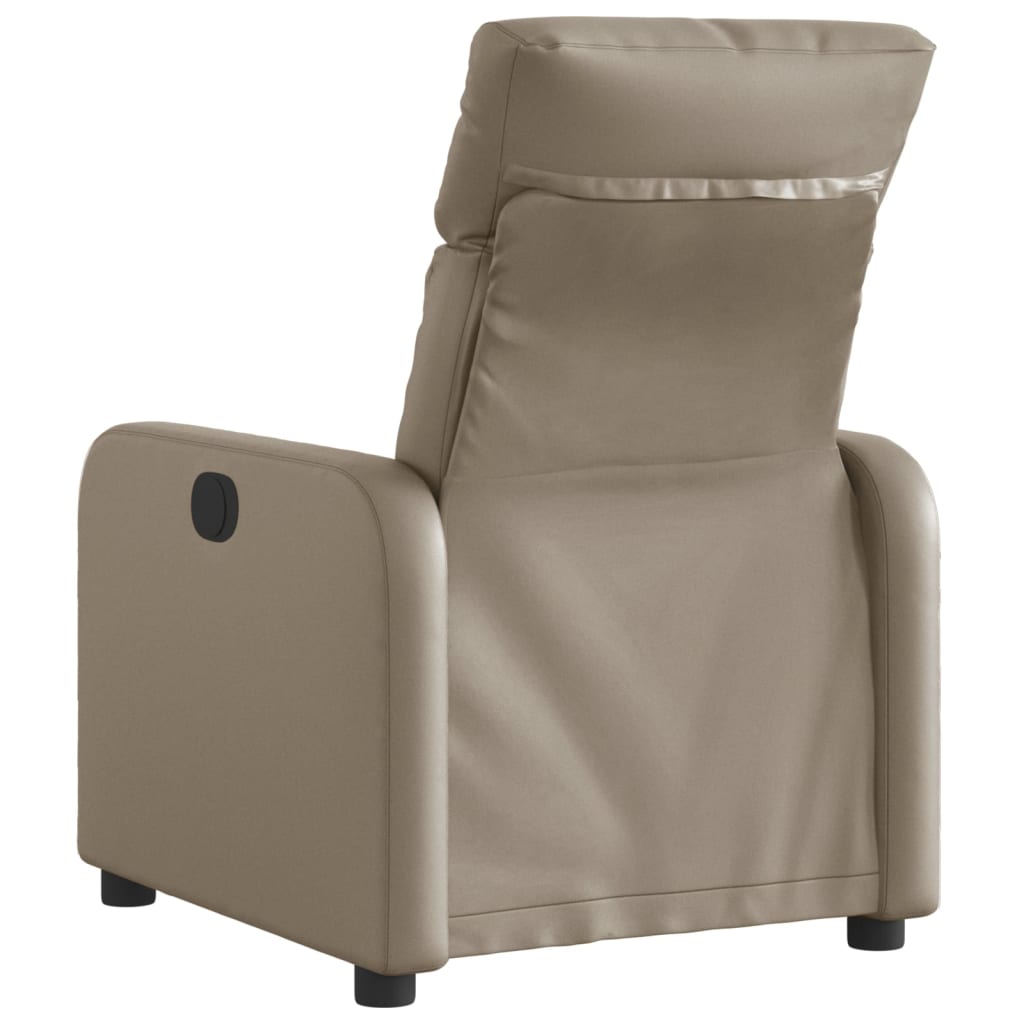 Fauteuil inclinable électrique Cappuccino Similicuir - XIOS