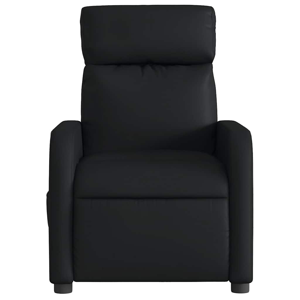 Fauteuil de massage inclinable électrique noir similicuir - XIOS