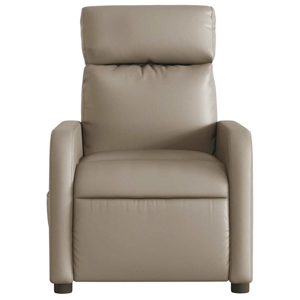 Fauteuil de massage inclinable électrique cappuccino similicuir - XIOS