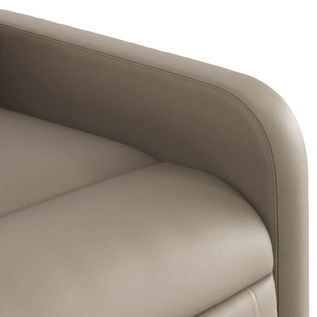 Fauteuil de massage inclinable électrique cappuccino similicuir - XIOS