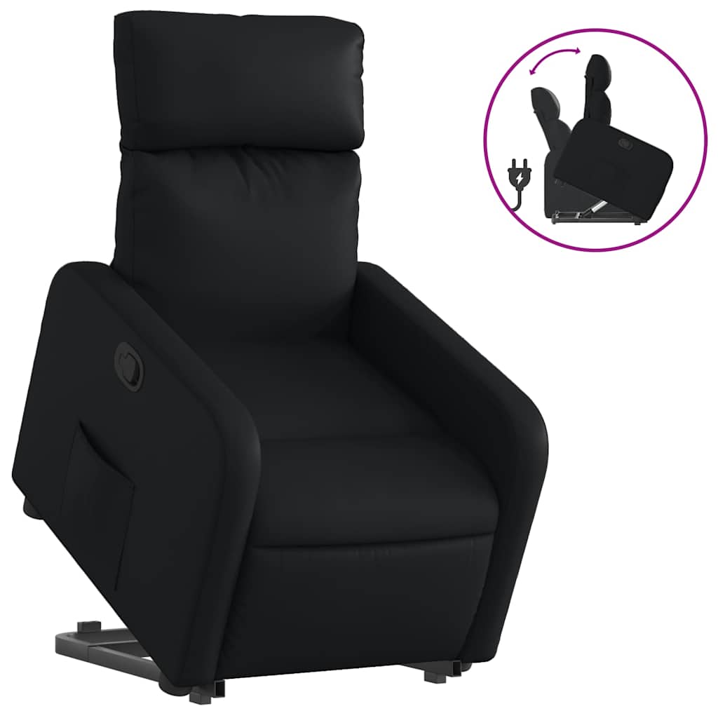 Fauteuil inclinable Noir Similicuir - XIOS