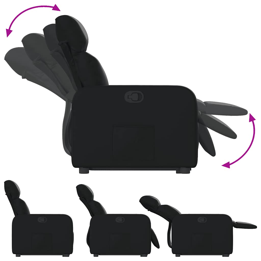 Fauteuil inclinable Noir Similicuir - XIOS