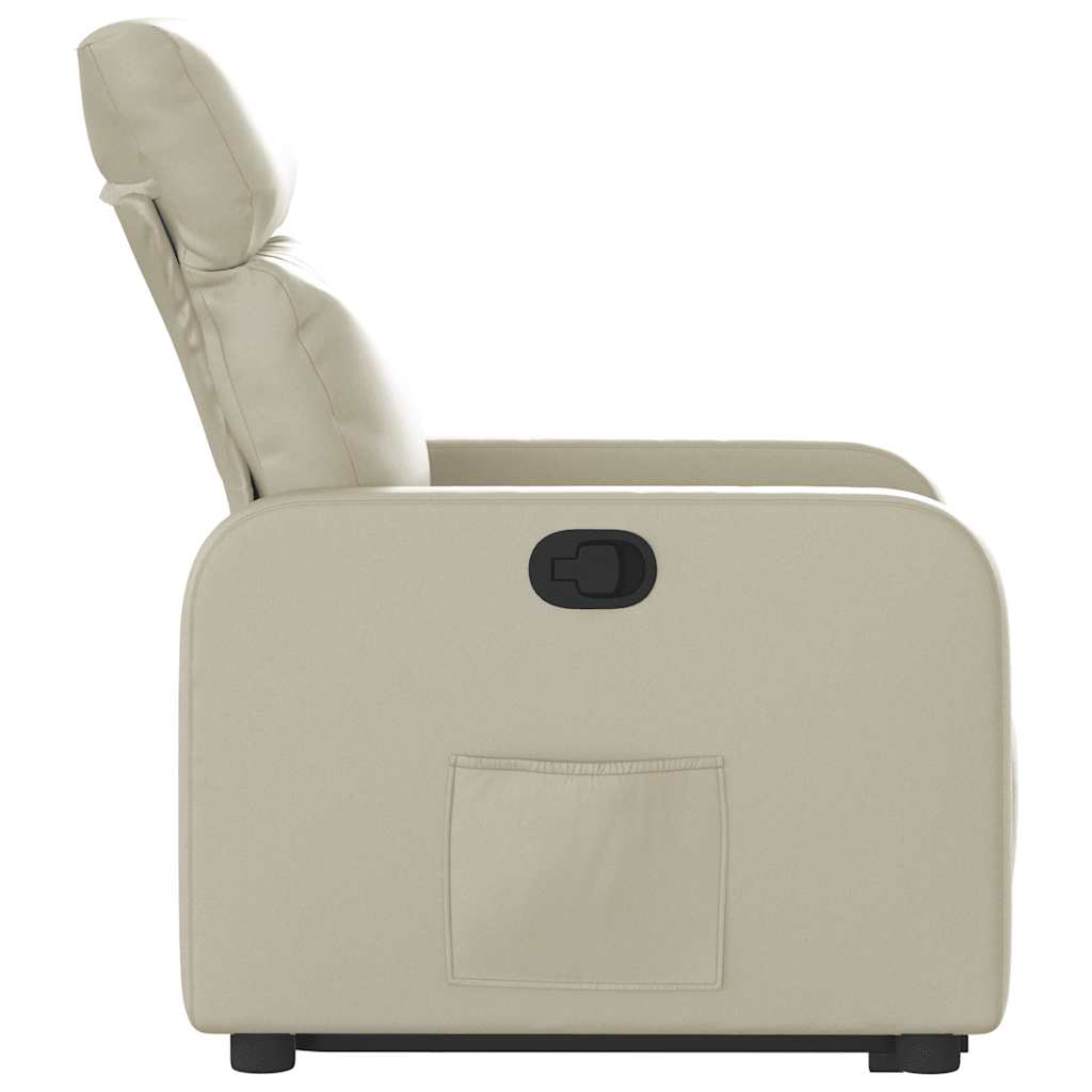 Fauteuil inclinable Crème Similicuir - XIOS