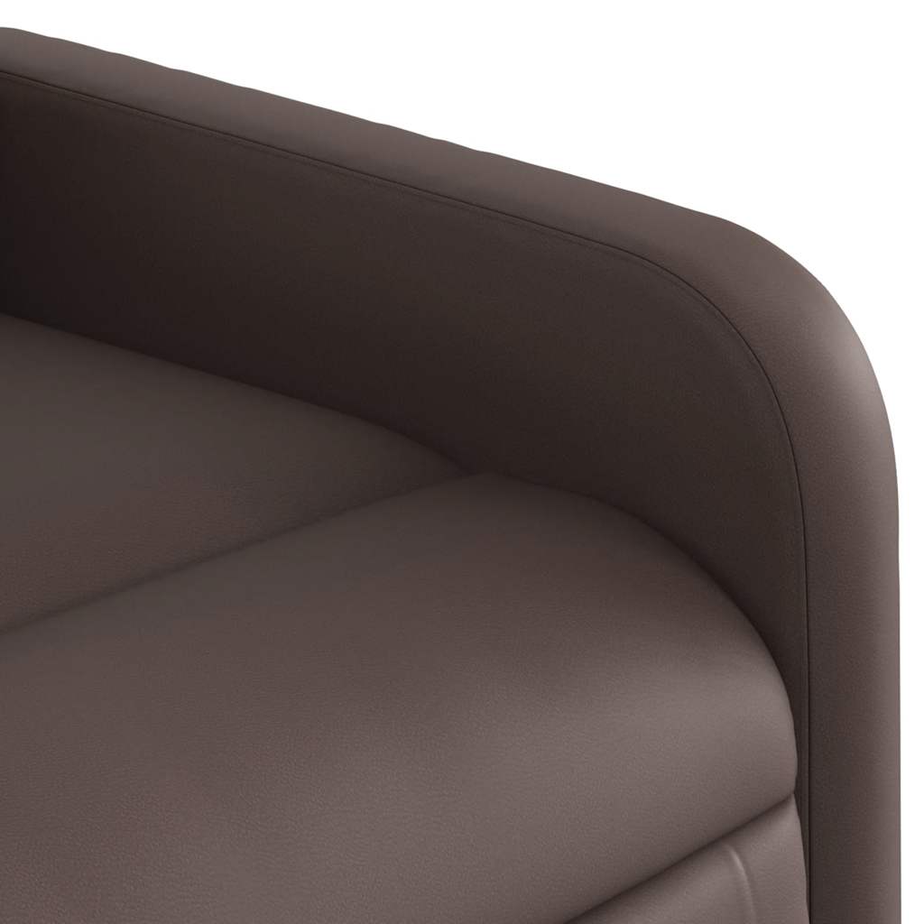 Fauteuil inclinable marron similicuir - XIOS