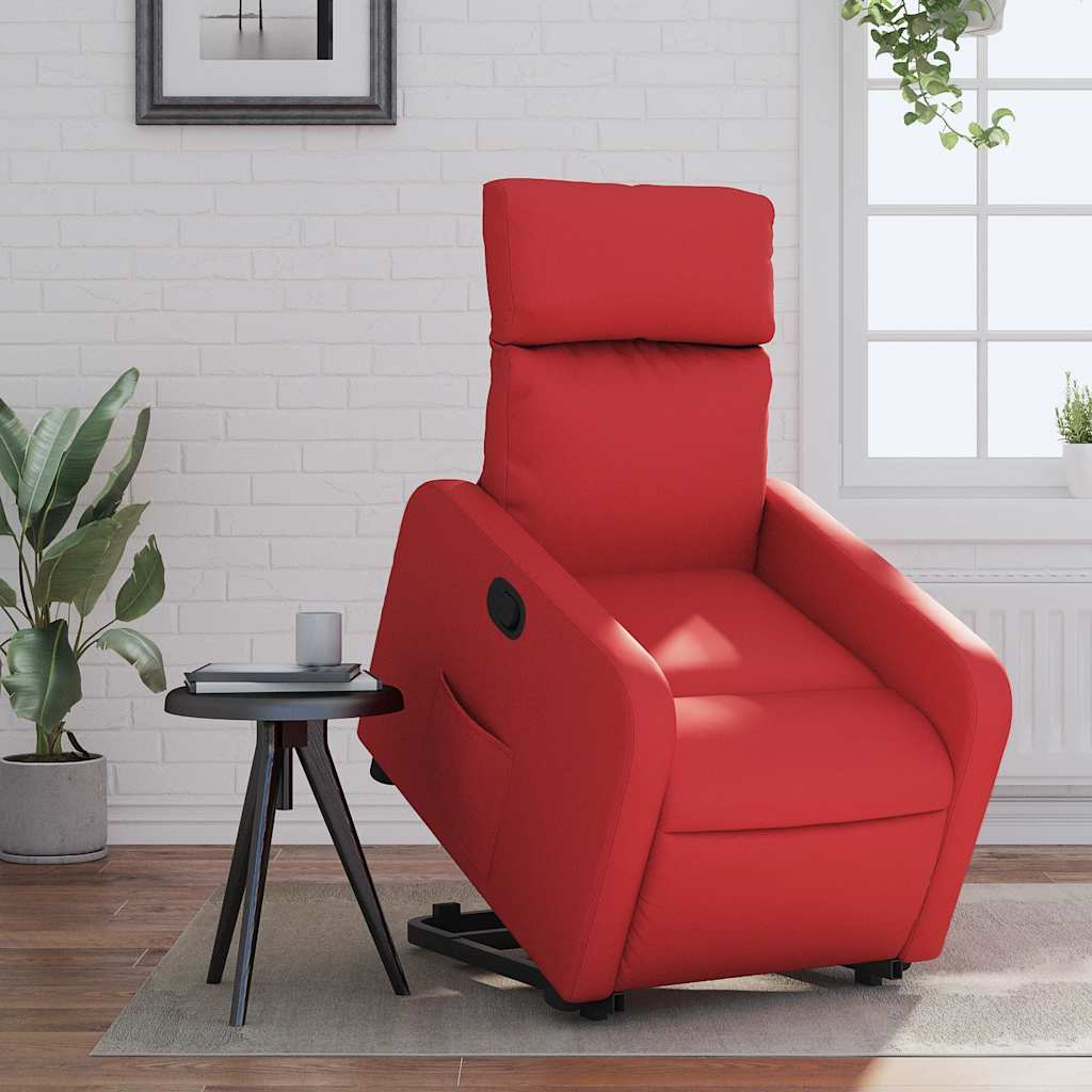Fauteuil inclinable Rouge Similicuir - XIOS