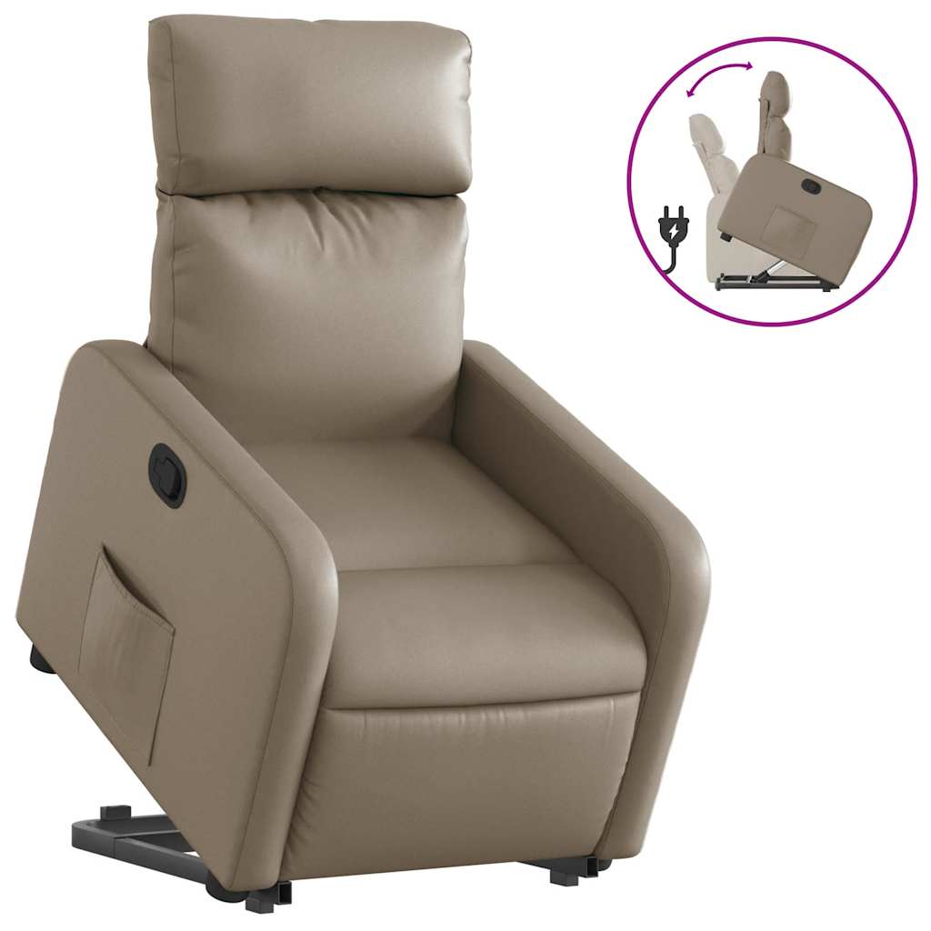 Fauteuil inclinable Cappuccino Similicuir - XIOS