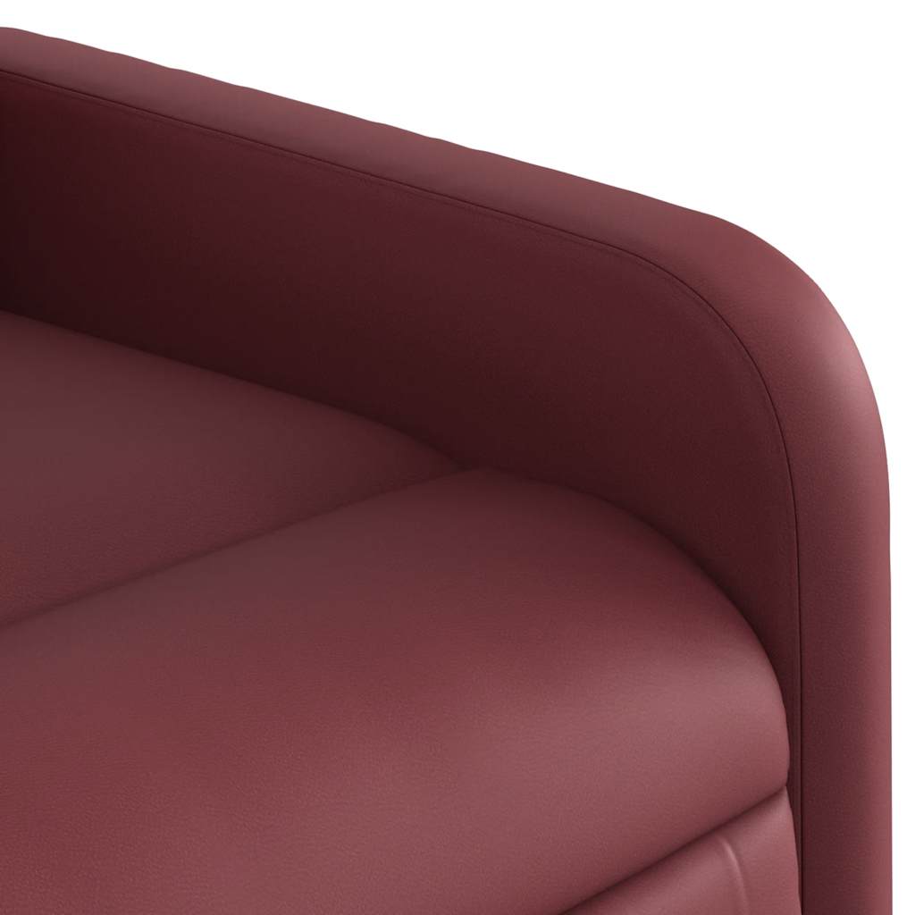 Fauteuil inclinable de massage Rouge bordeaux Similicuir - XIOS