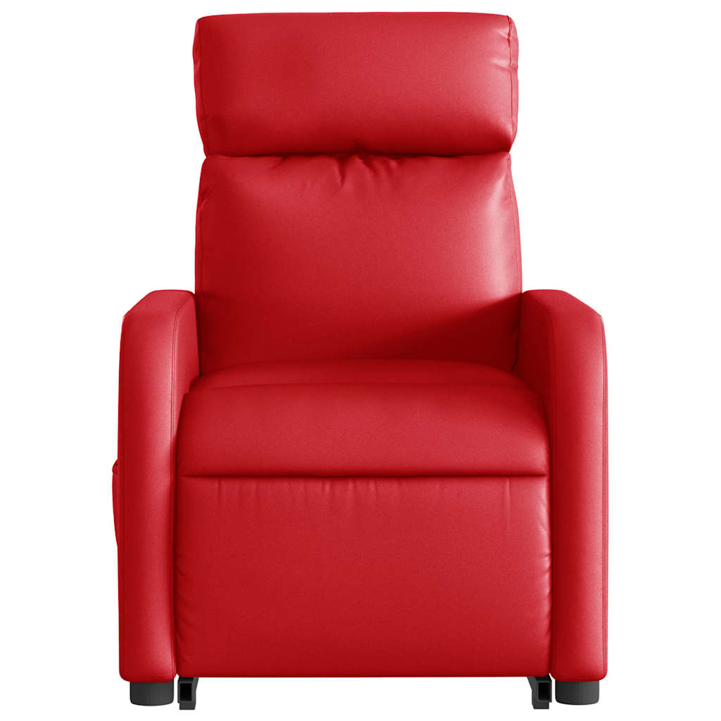 Fauteuil inclinable de massage Rouge Similicuir - XIOS