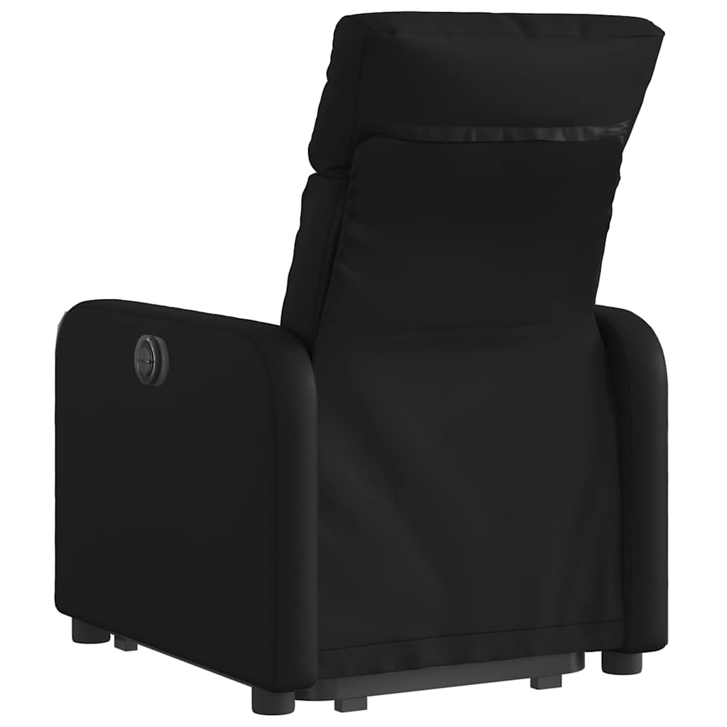 Fauteuil inclinable électrique noir similicuir - XIOS