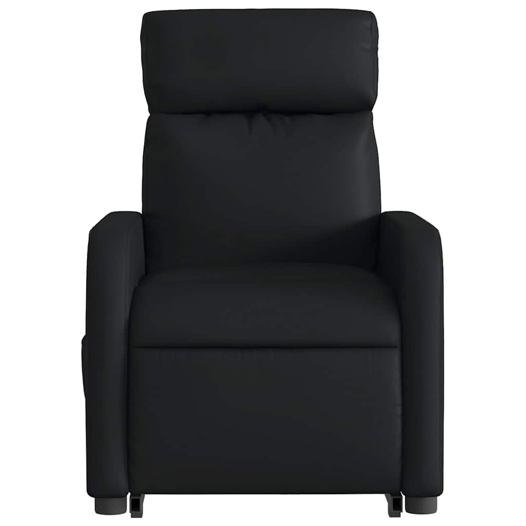Fauteuil inclinable de massage électrique noir similicuir