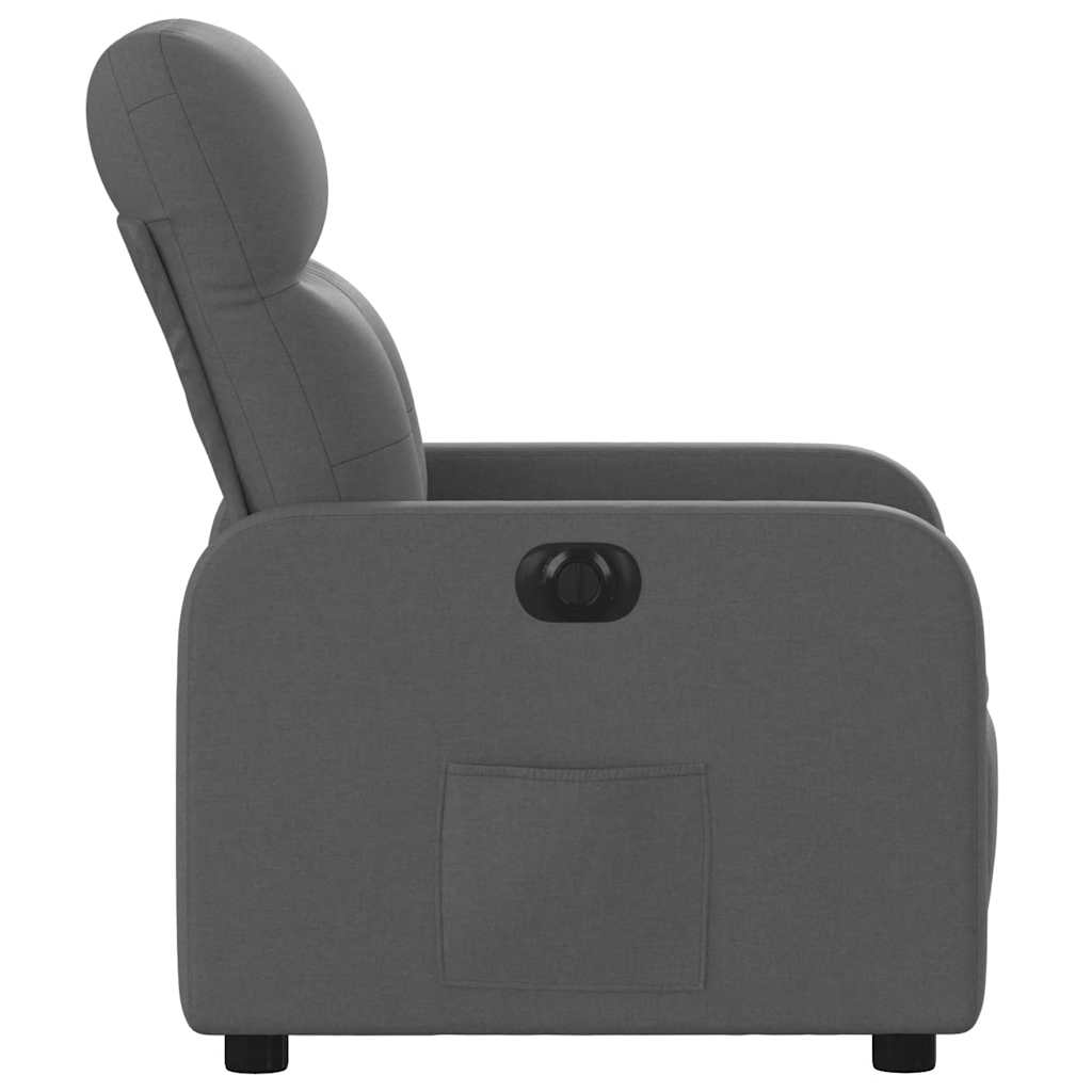 Fauteuil inclinable électrique Gris foncé Tissu - XIOS