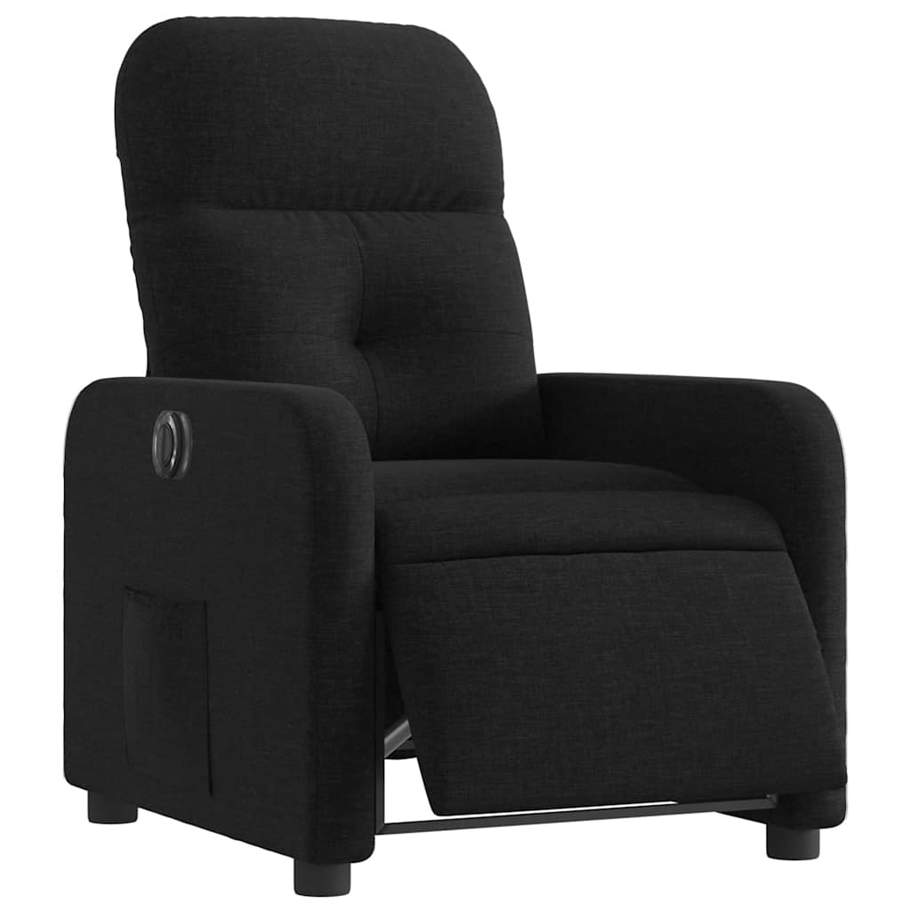 Fauteuil inclinable électrique Noir Tissu - XIOS