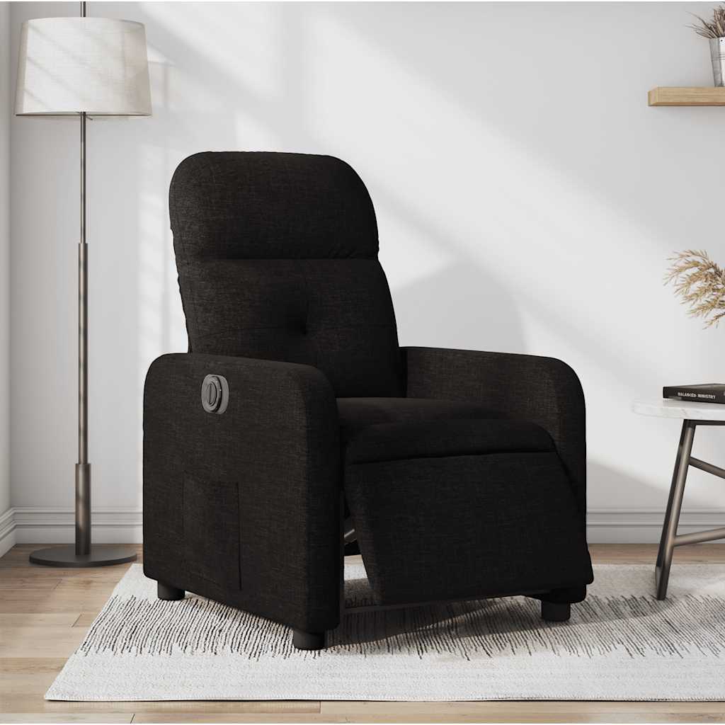Fauteuil inclinable électrique Noir Tissu - XIOS