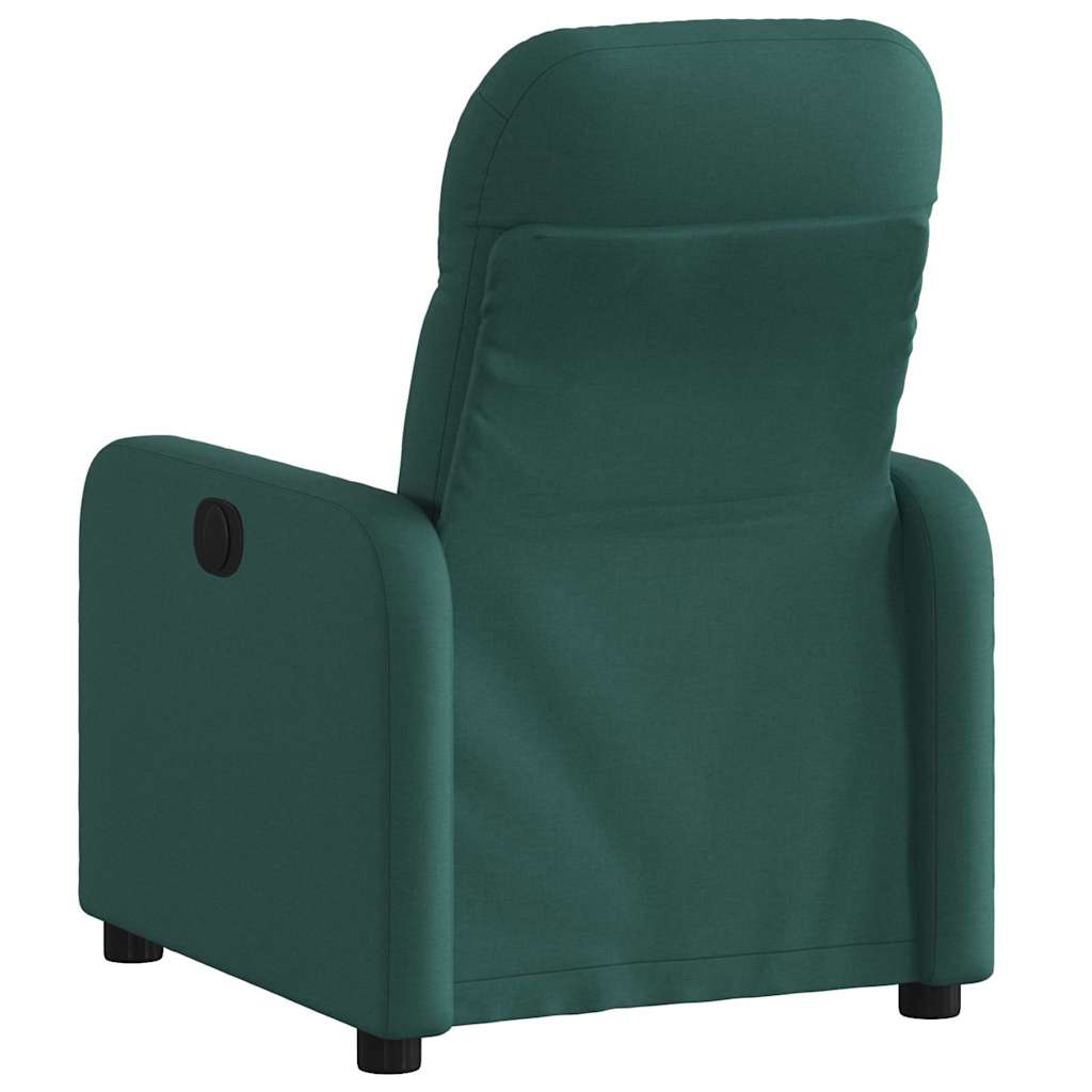 Fauteuil inclinable électrique Vert foncé Tissu - XIOS