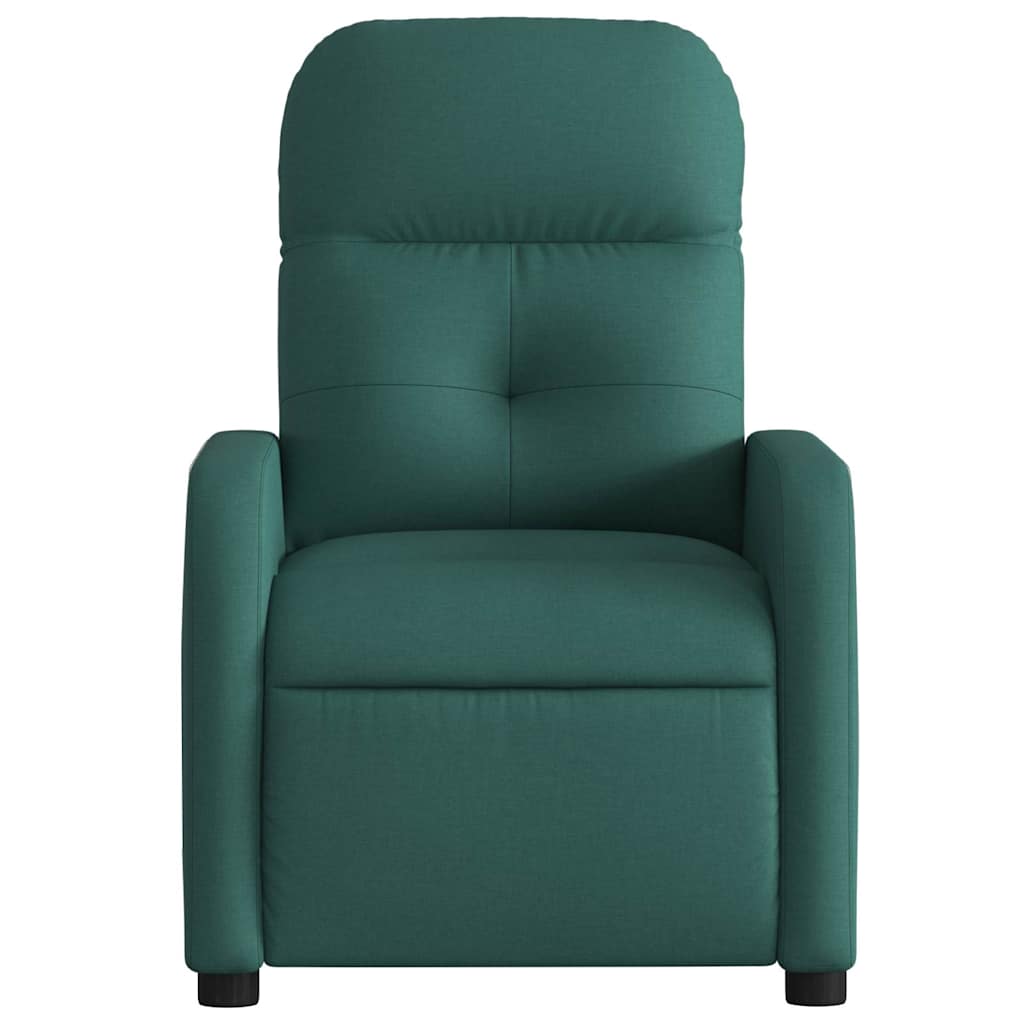 Fauteuil inclinable électrique Vert foncé Tissu - XIOS