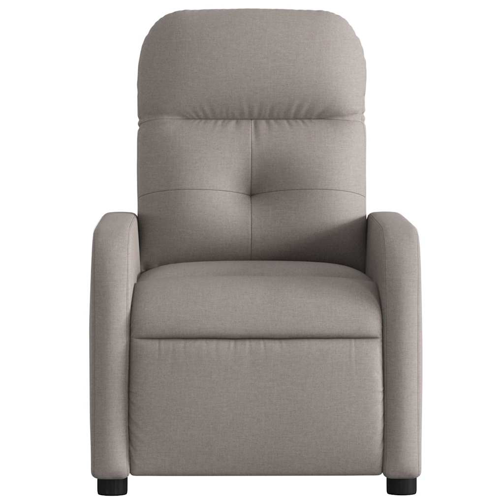 Fauteuil inclinable électrique Taupe Tissu - XIOS
