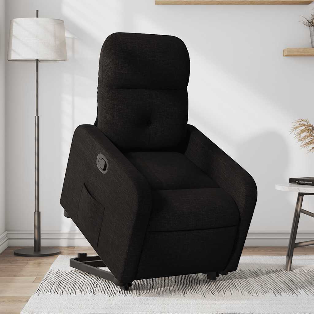 Fauteuil inclinable noir tissu - XIOS