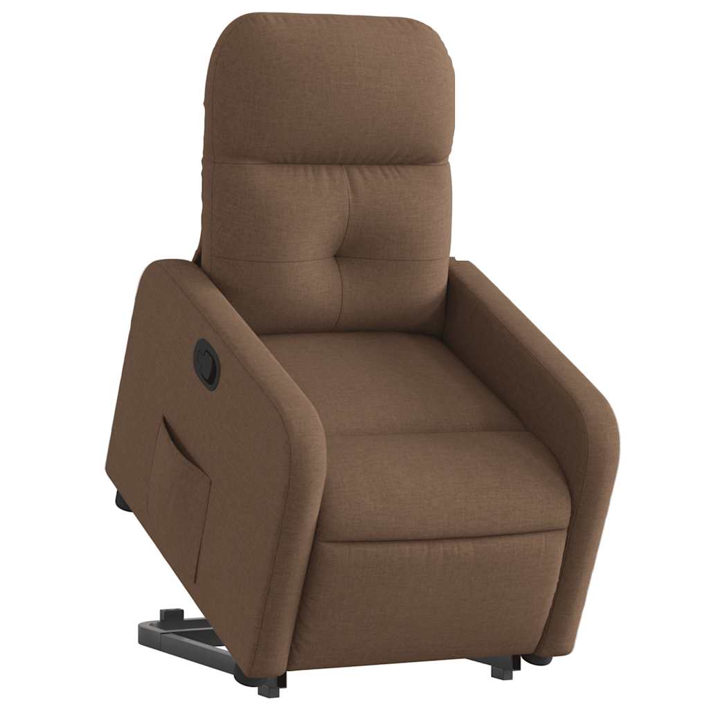 Fauteuil inclinable Marron Tissu - XIOS