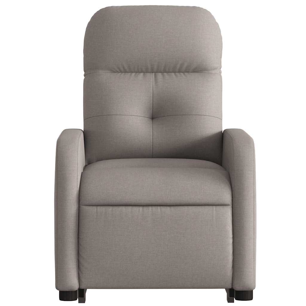 Fauteuil inclinable taupe tissu - XIOS