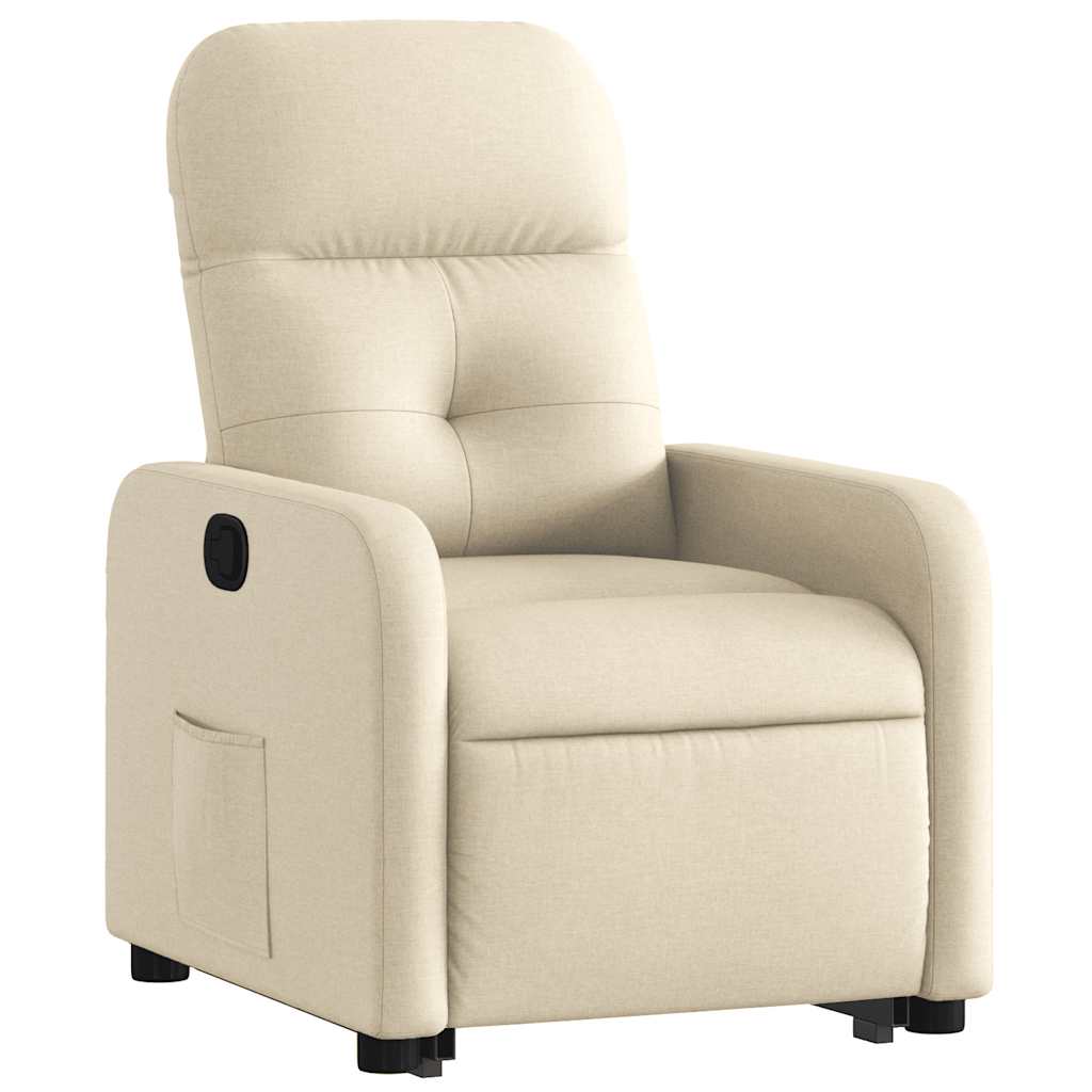 Fauteuil inclinable Crème Tissu - XIOS