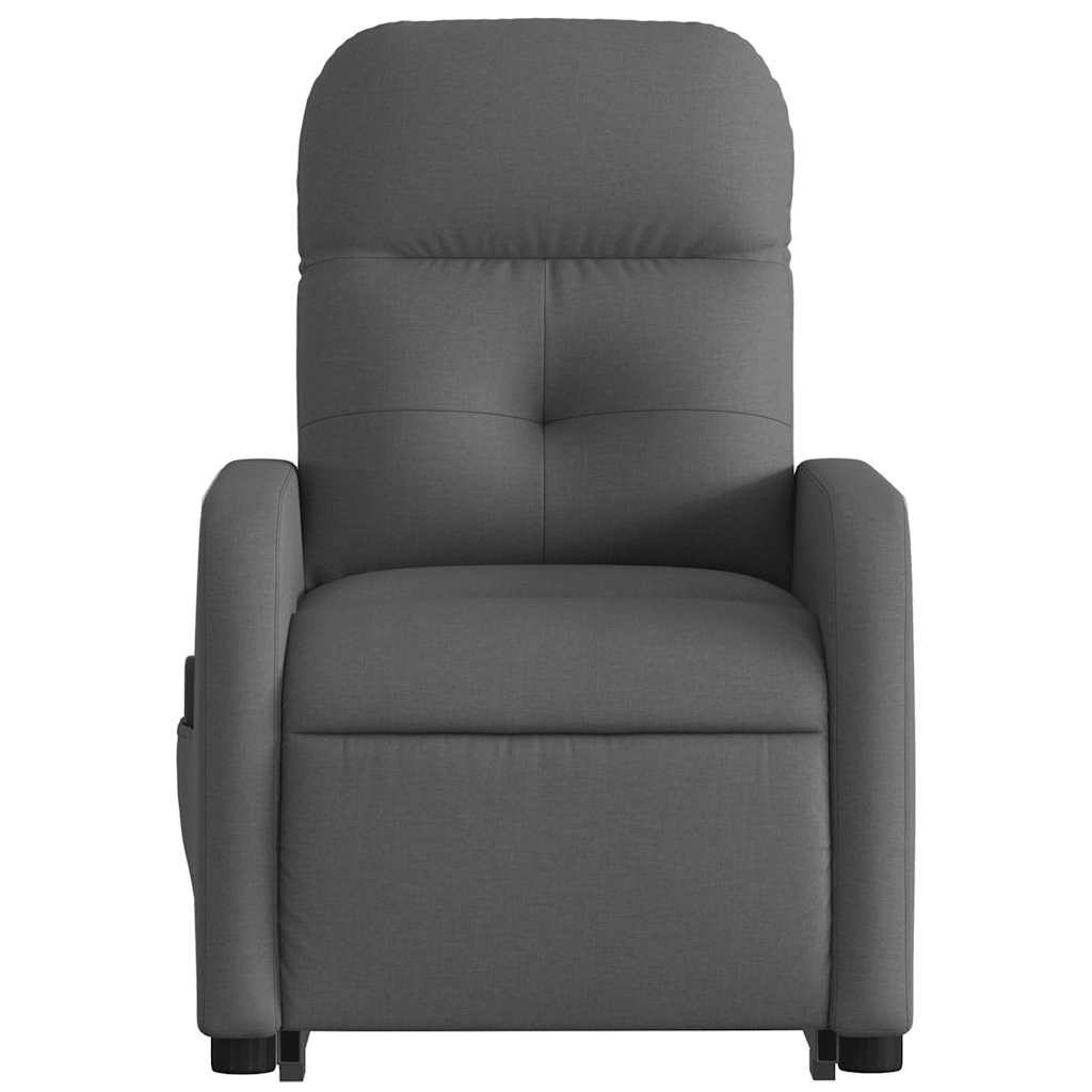Fauteuil de massage inclinable Gris foncé Tissu - XIOS