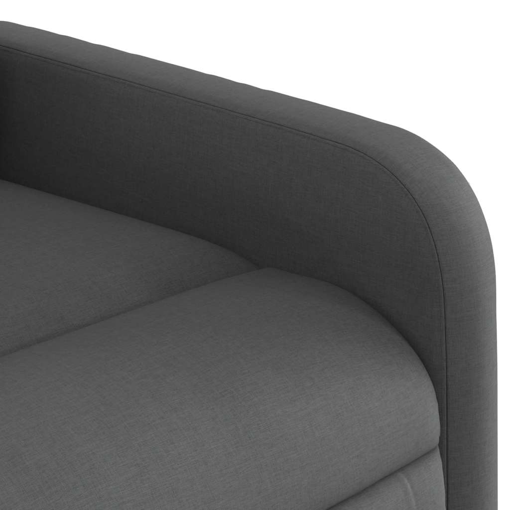 Fauteuil de massage inclinable Gris foncé Tissu - XIOS