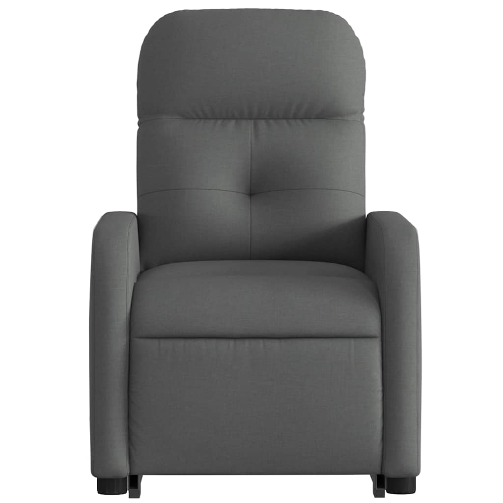 Fauteuil inclinable électrique gris foncé tissu - XIOS