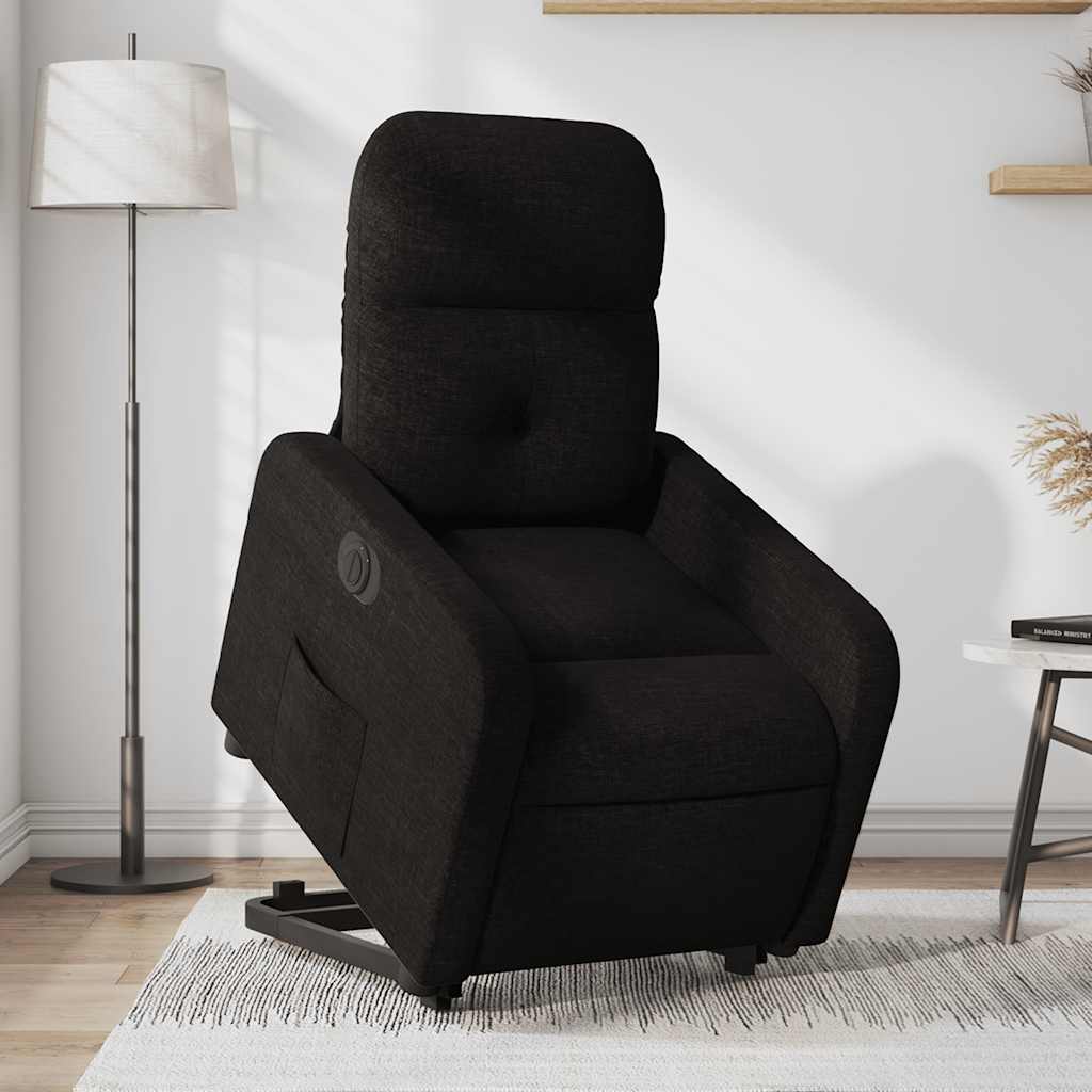 Fauteuil inclinable électrique noir tissu - XIOS