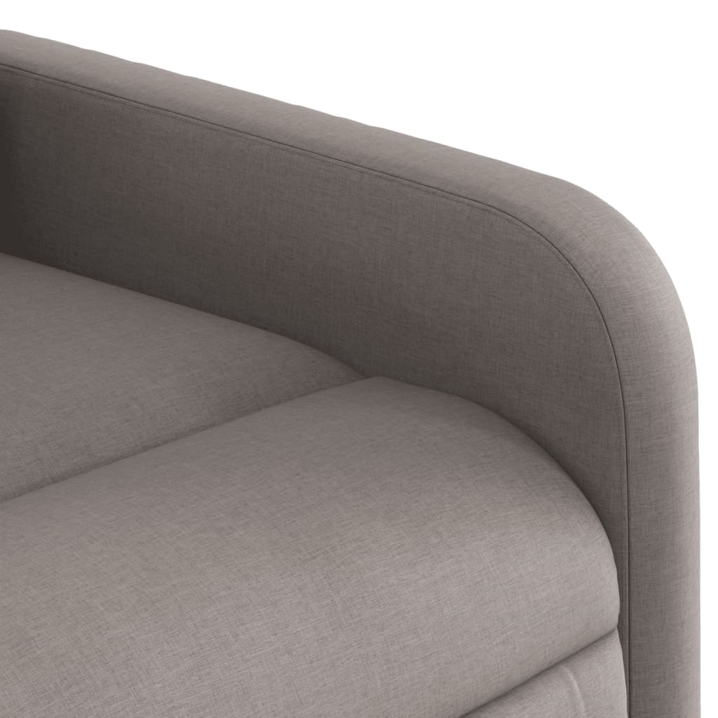 Fauteuil inclinable électrique taupe tissu - XIOS