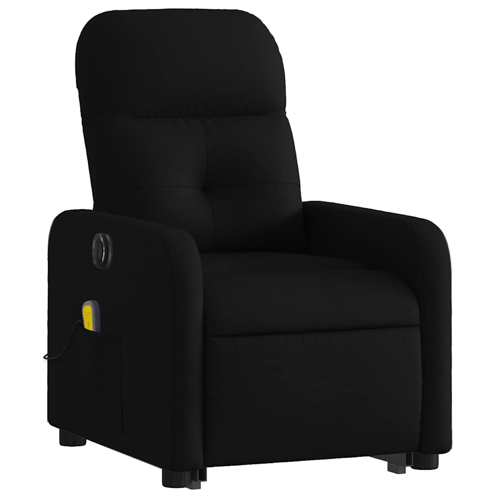 Fauteuil inclinable de massage électrique Noir Tissu - XIOS