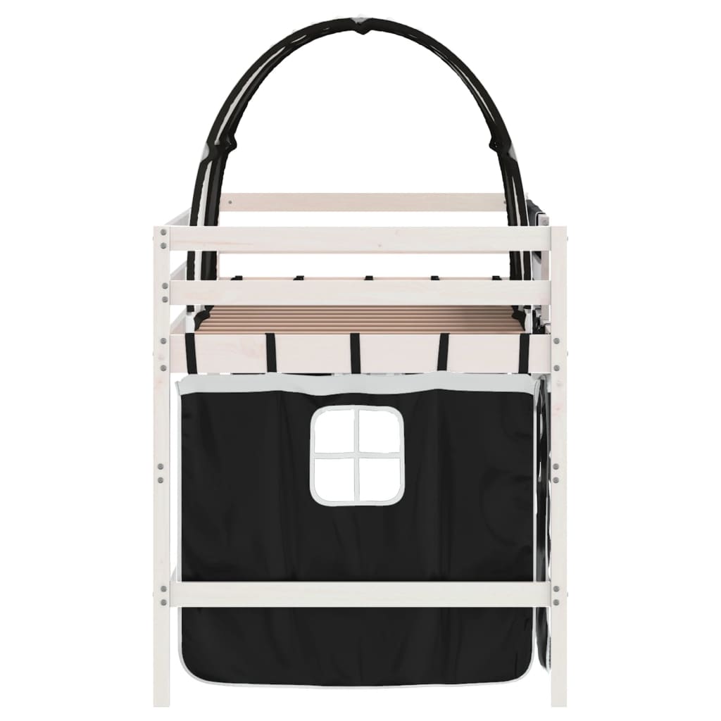 Lit mezzanine enfants avec tunnel sans matelas 90x190 cm - XIOS