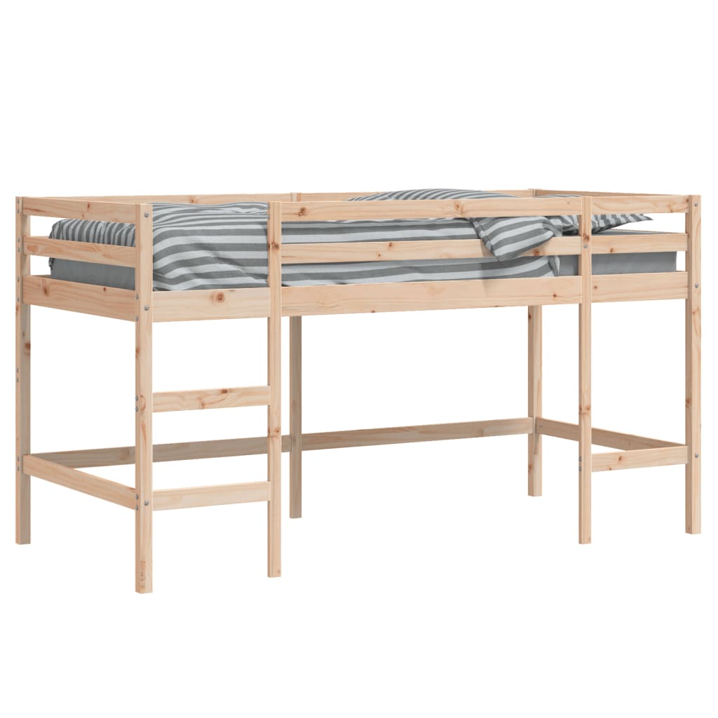 Lit mezzanine d'enfants sans matelas avec échelle 80x200 cm - XIOS
