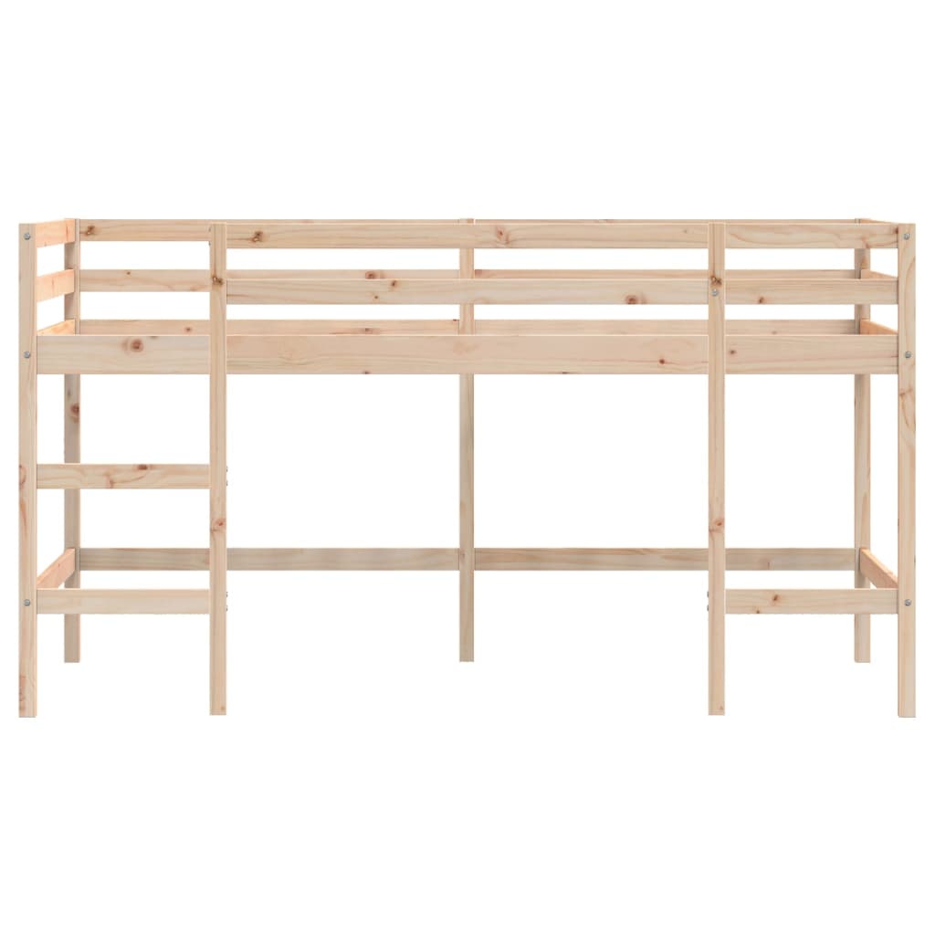 Lit mezzanine d'enfants sans matelas avec échelle 80x200 cm - XIOS