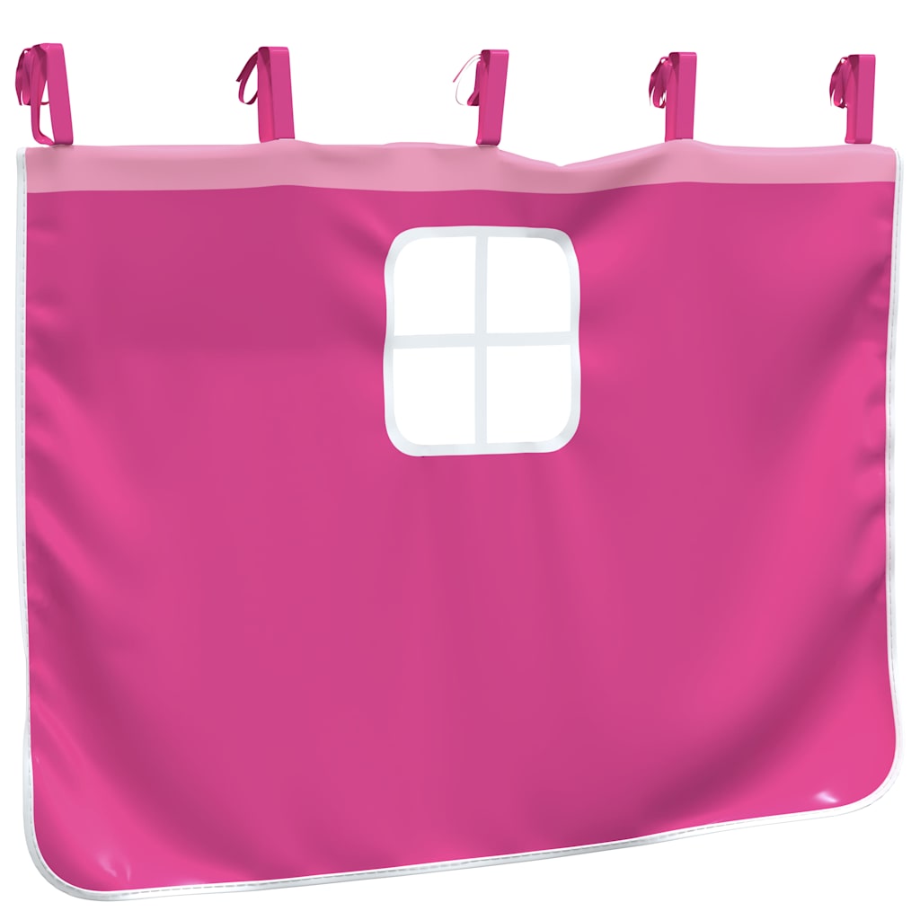 Rideaux pour lit mezzanine avec tunnel et tour rose - XIOS