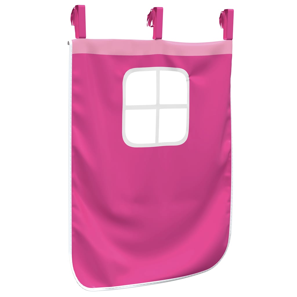 Rideaux pour lit mezzanine avec tunnel et tour rose - XIOS