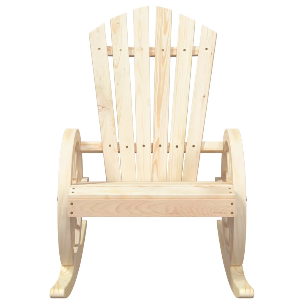 Salon de jardin 3 pcs bois de sapin massif