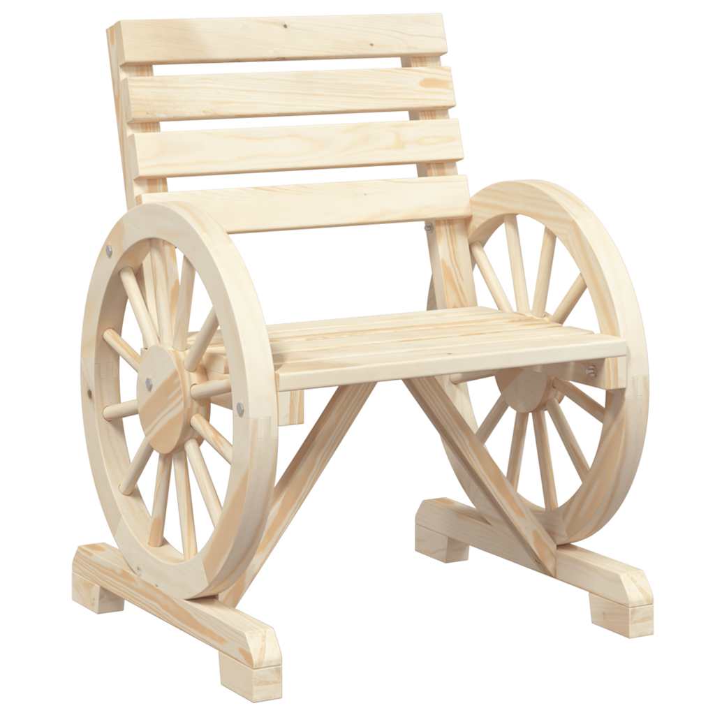 Salon de jardin 4 pcs bois de sapin massif