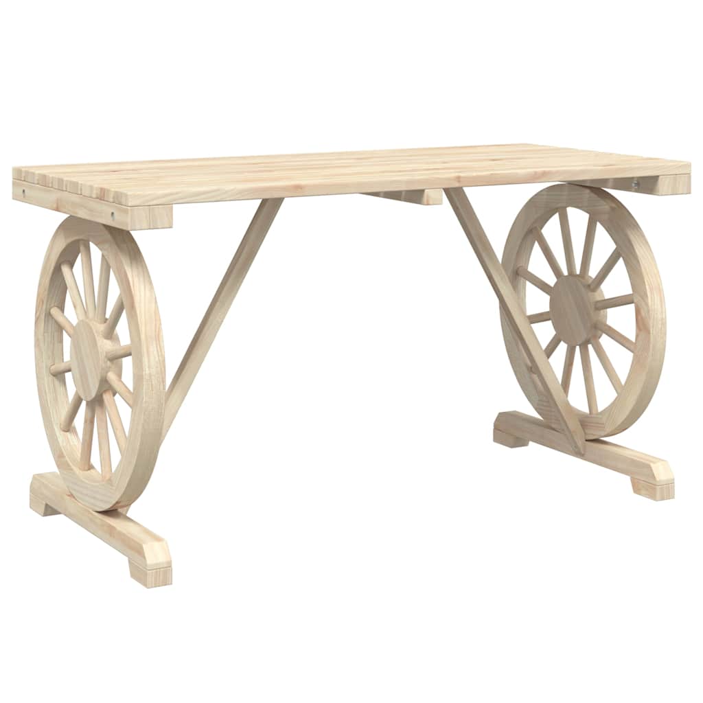 Ensemble à manger de jardin 3 pcs bois de sapin massif