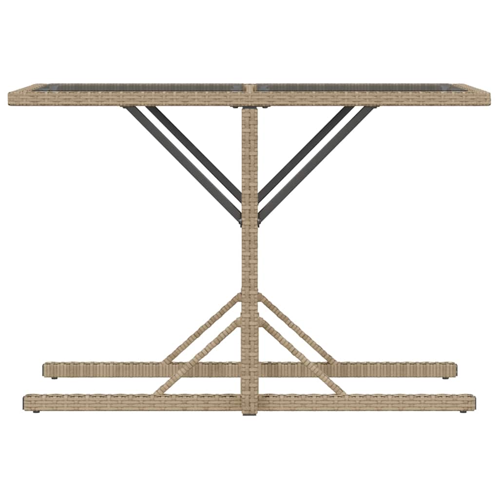 Ensemble de bistro 3 pcs coussins mélange beige résine tressée - XIOS